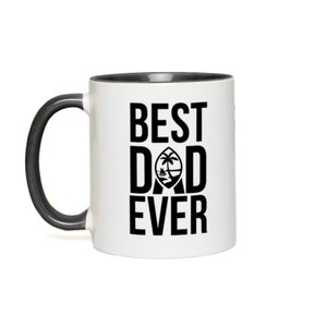 最高のお父さん グアムアクセント コーヒーカップマグ