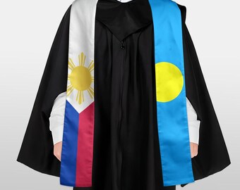 Philippines Palau Graduation Stole Sash