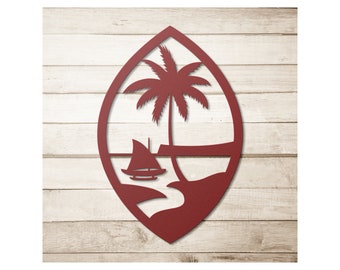 Guam Seal Metal Wall Decor Sign