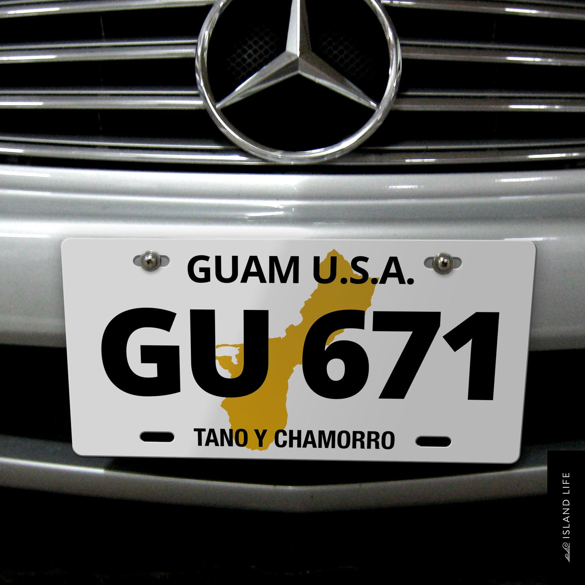 Throwback Plate Guam Throwback Car License Plate - Etsy