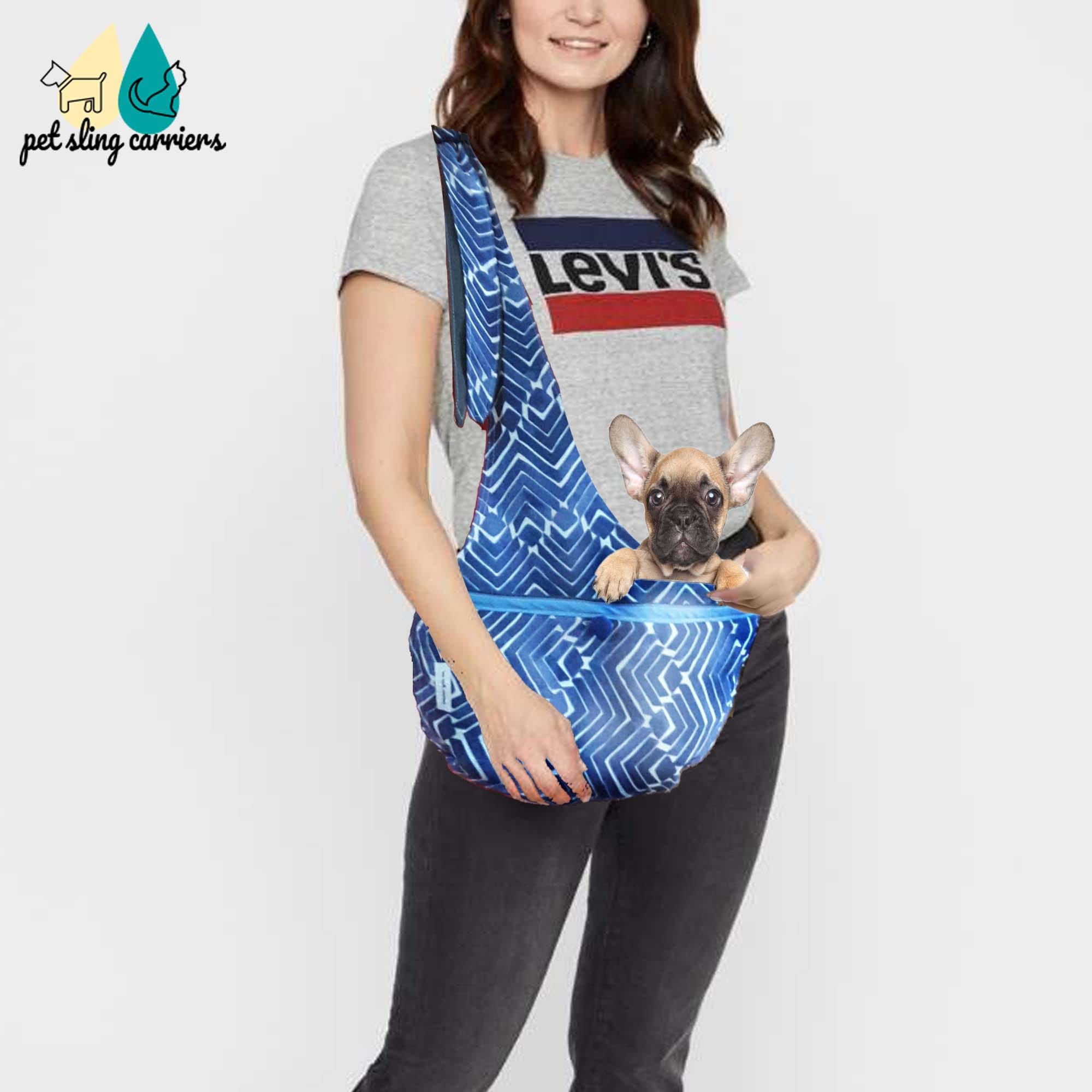 Sherpa deluxe pet sling sling bag dog pouch crossbody pet Etsy