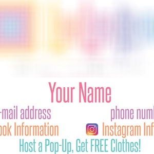 LuLa Back Glass Decal - Full Color LLR Window Decal, QR Code, Fashion Consultant image 4