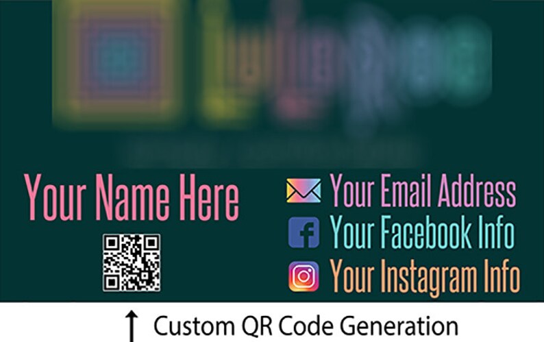 LuLa Back Glass Decal - Full Color LLR Window Decal, QR Code, Fashion Consultant image 3
