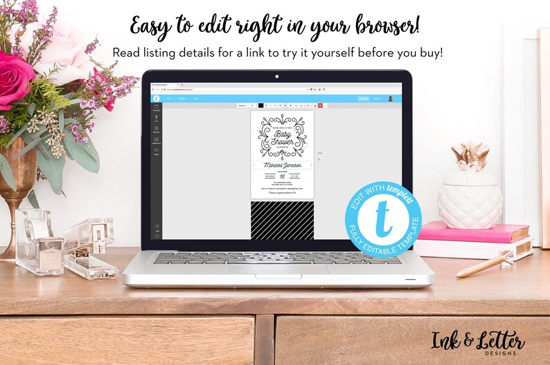 Adventure Awaits Shower Invitation Set Baby Shower Invitation with Book Request Printable Invitation Adventure Shower Invitation