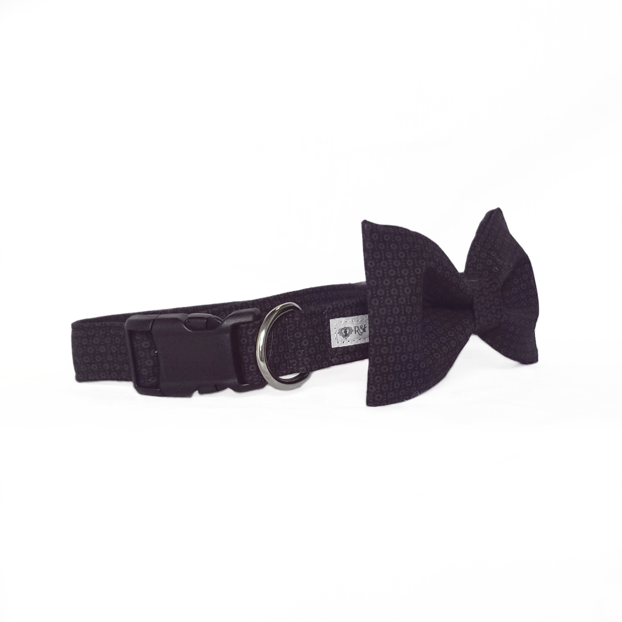 Polka Dot Black Dog Collar/ Wedding Dog Formal Attire/ Poke a Etsy