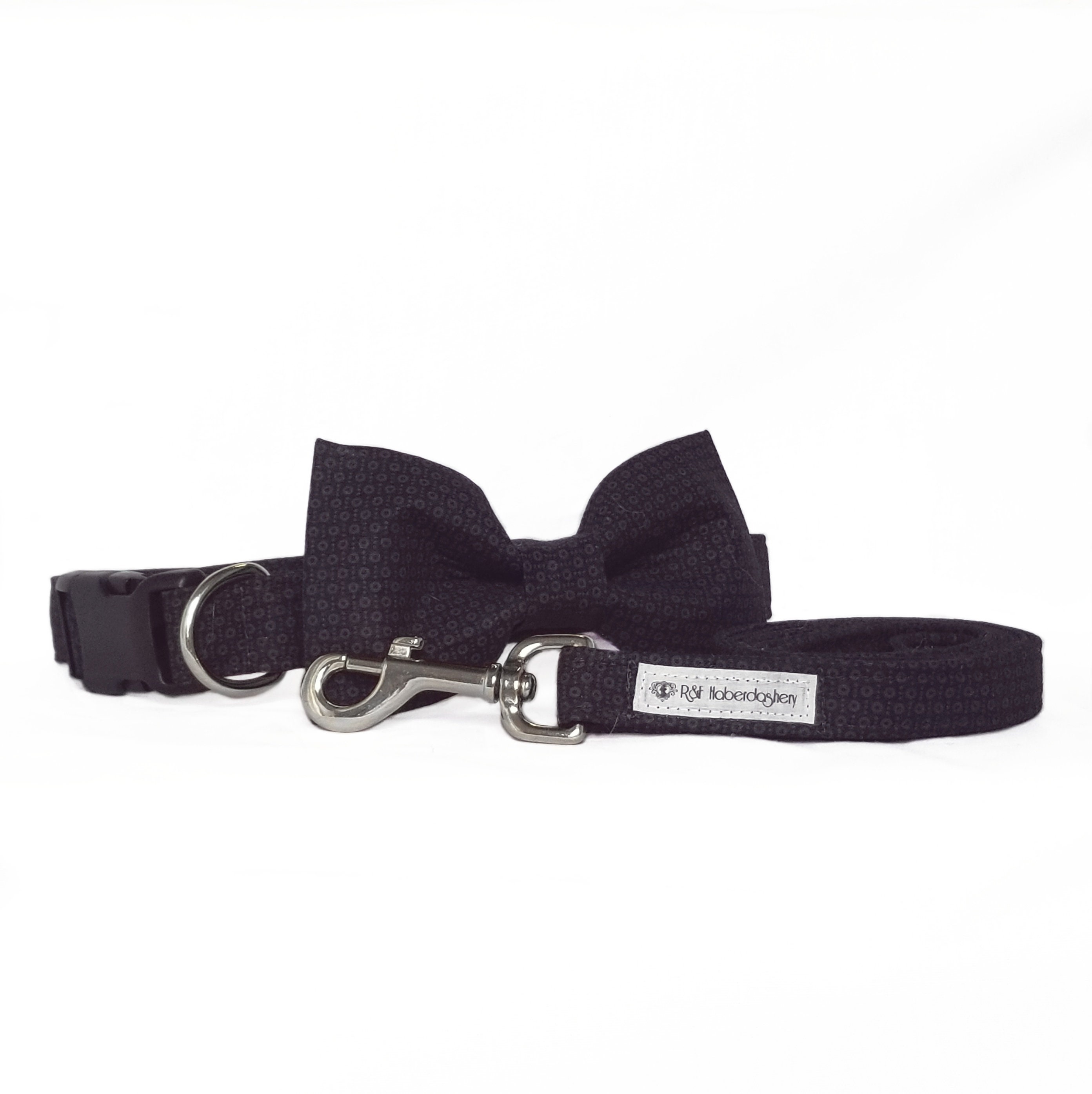 Polka Dot Black Dog Collar/ Wedding Dog Formal Attire/ Poke a Etsy