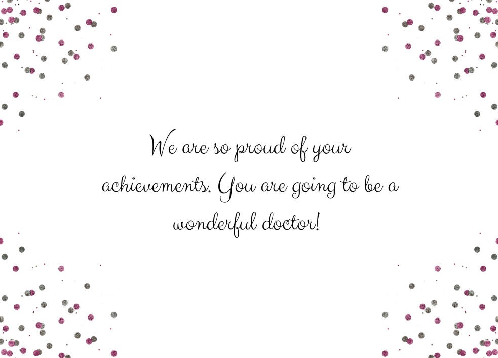 Residency Match Congratulations Card Etsy