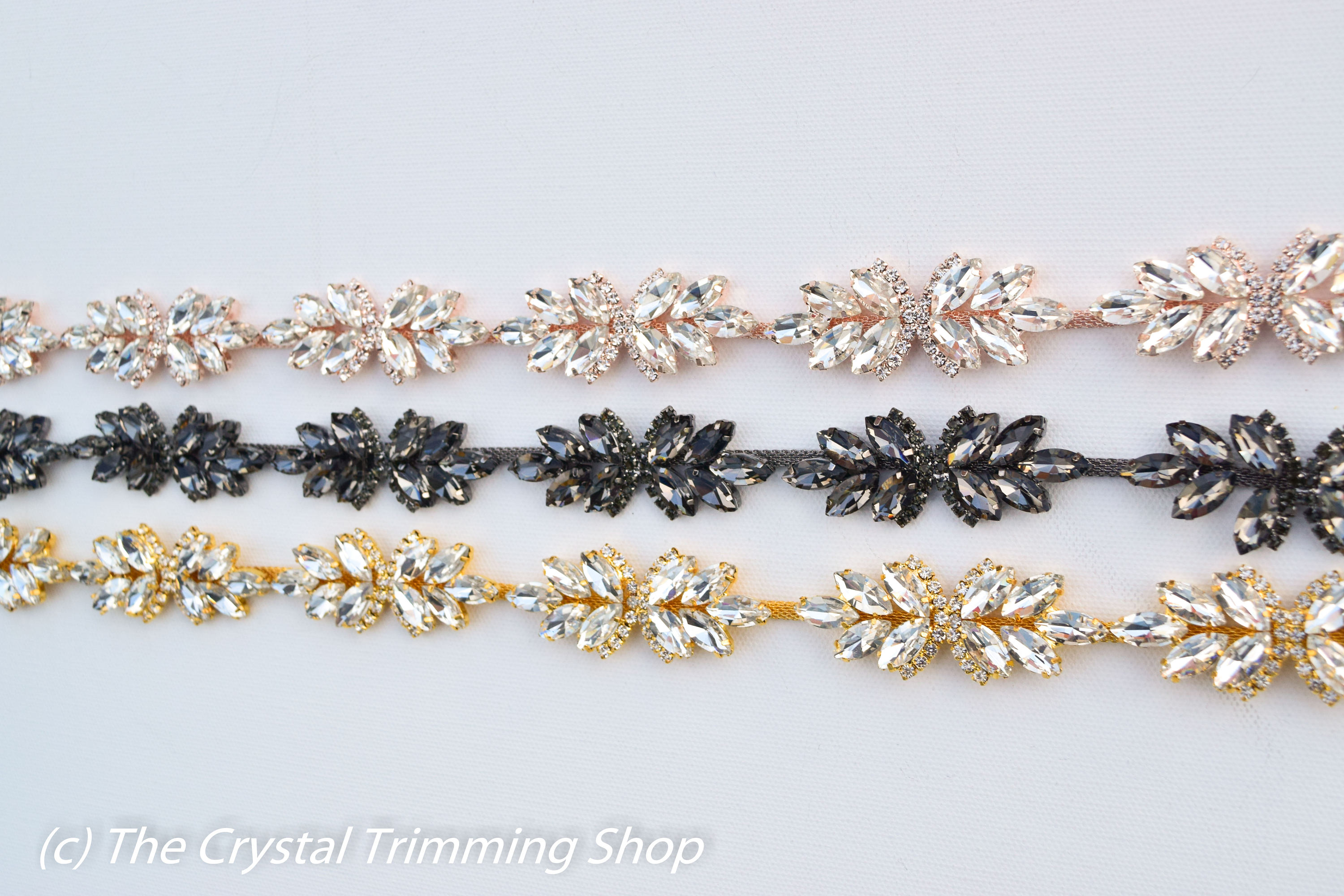 Crystal Rhinestone Trim by the Yard Wholesale Bridal Trim Etsy