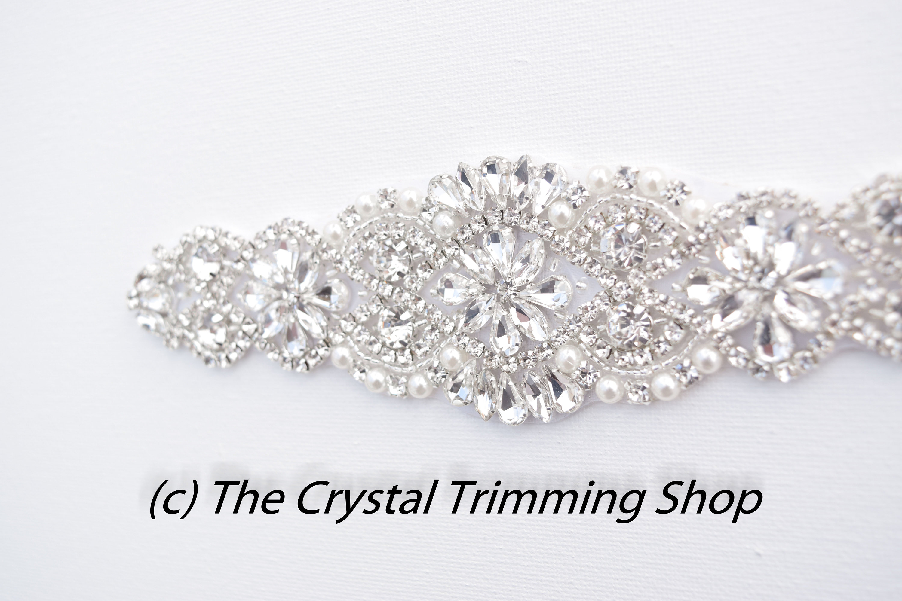 Crystal Rhinestone Applique Wholesale Bridal Trim Bridal Etsy