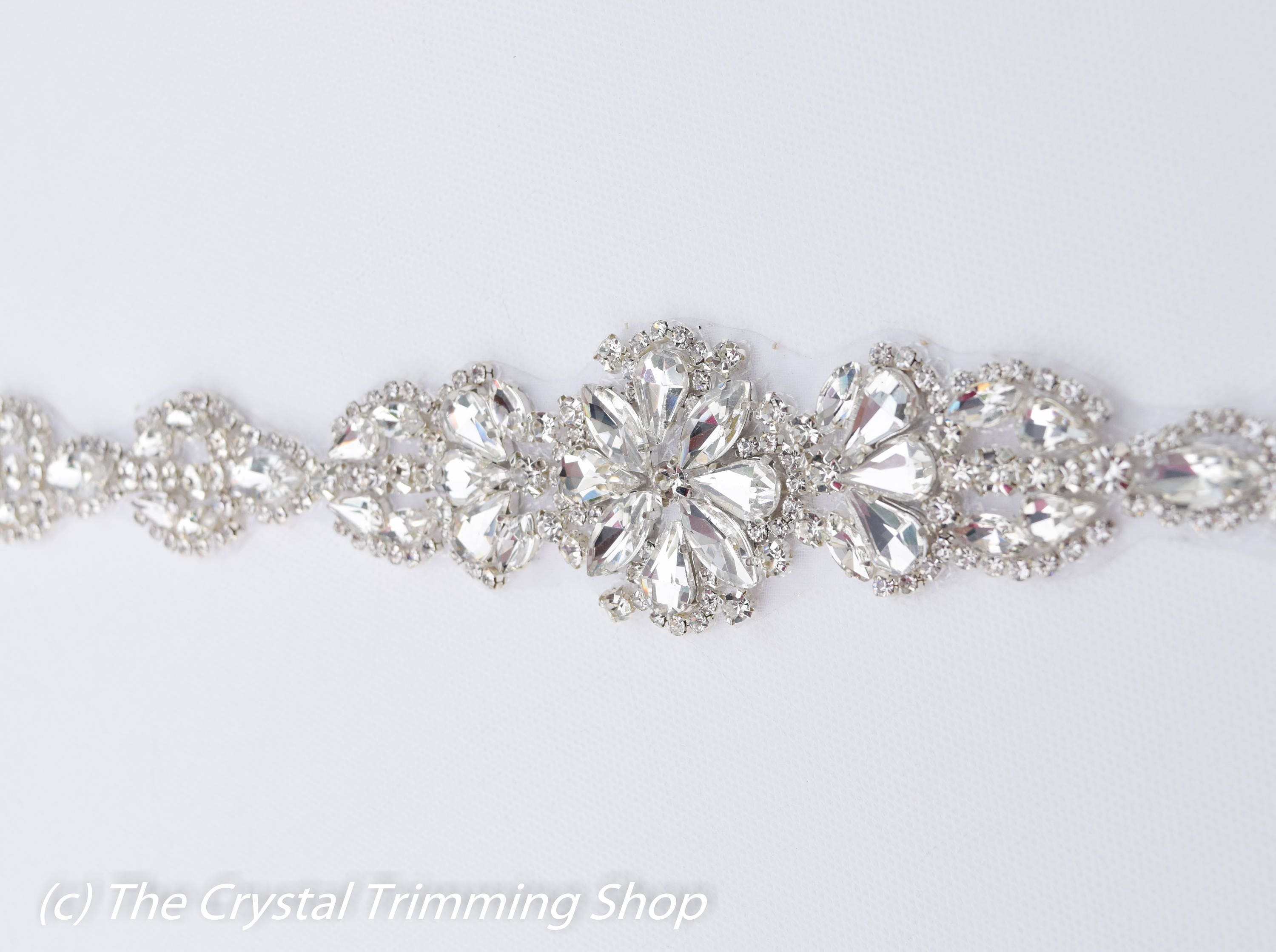 Crystal Rhinestone Applique Wholesale Bridal Trim Bridal Etsy