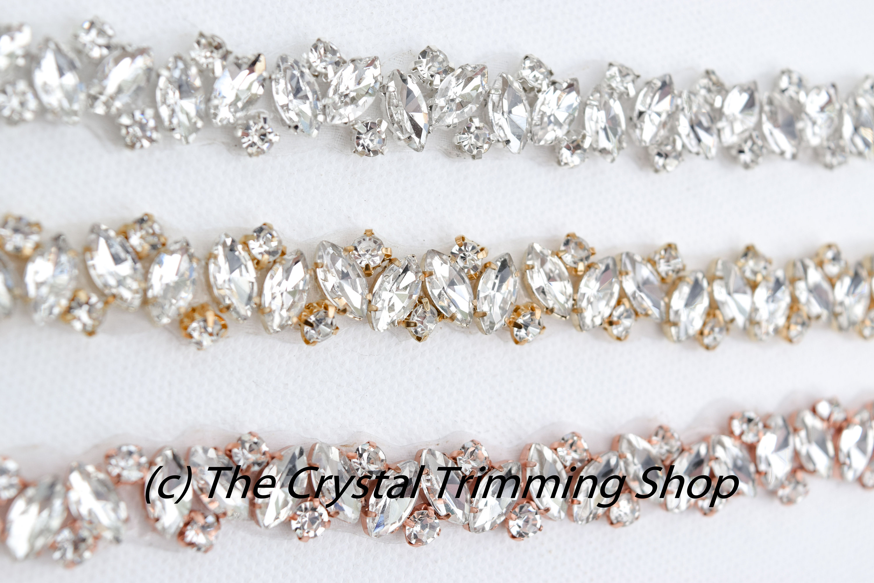 Rhinestone Trim by the Yard Wholesale Bridal Trimbridal Etsy