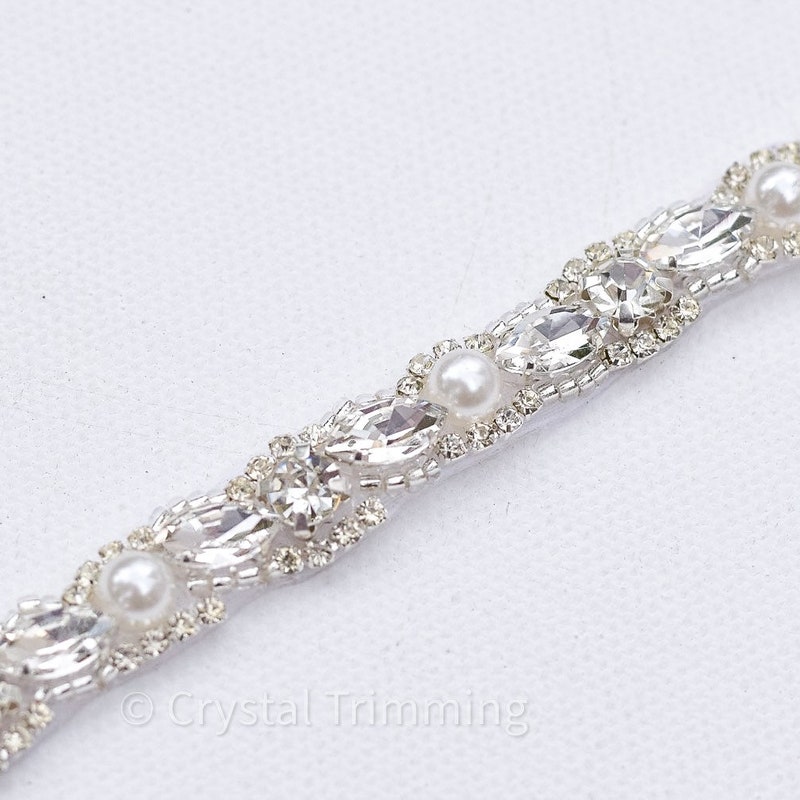Tiny Rhinestone Trim - Etsy UK