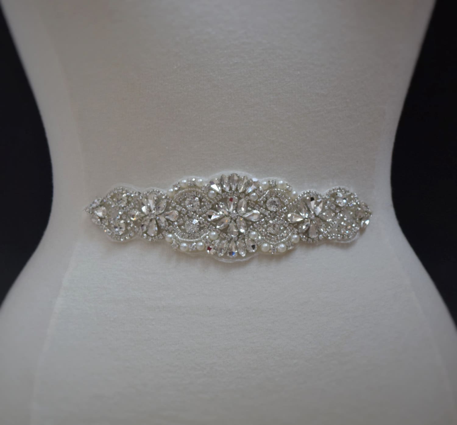 Crystal Rhinestone Applique Wholesale Bridal Trim Bridal Etsy