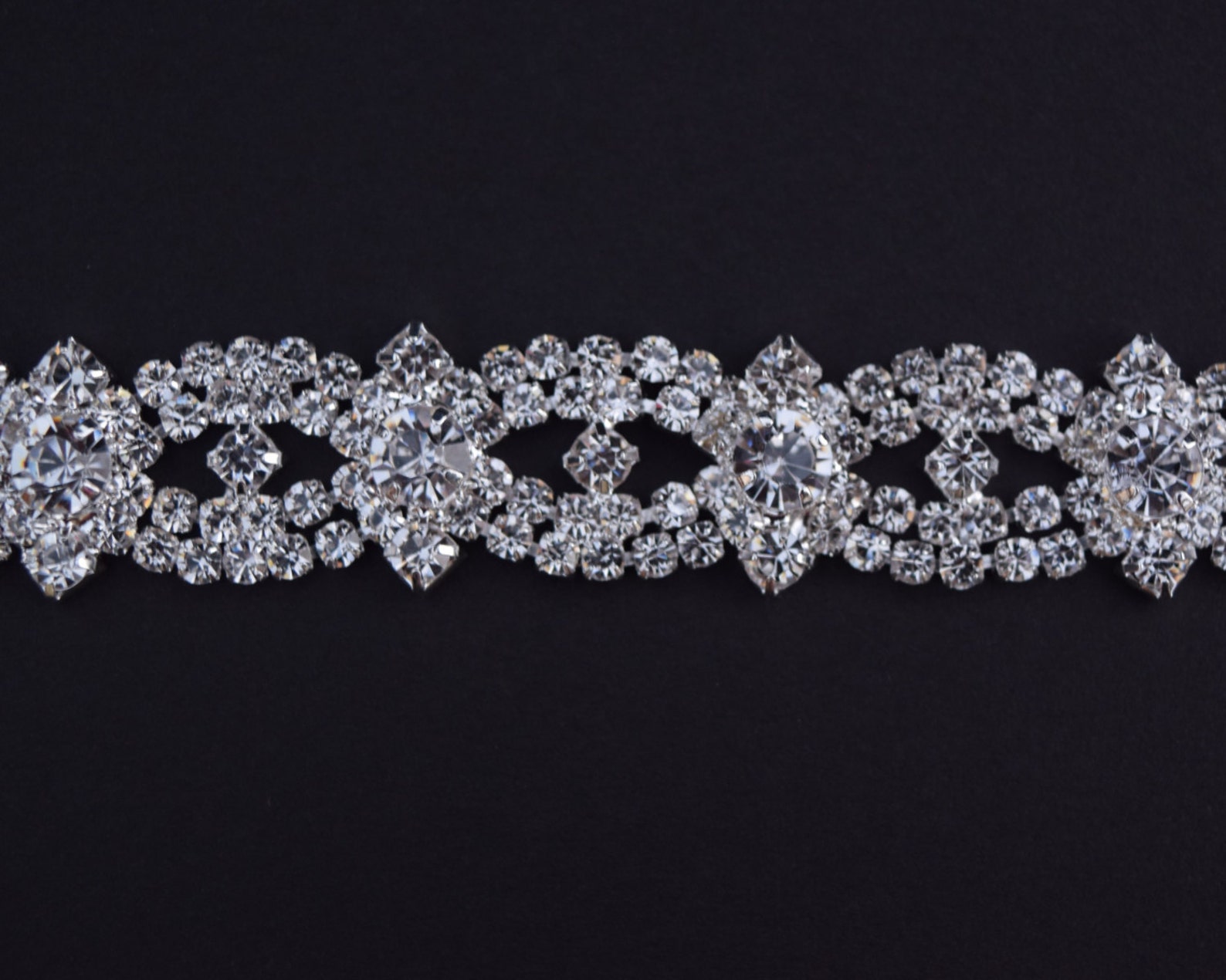 Rhinestone Trim by the Yardwholesale Bridal Trimbridal Etsy