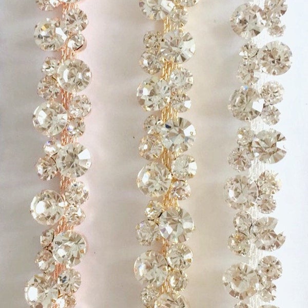 Rhinestone Trim Etsy