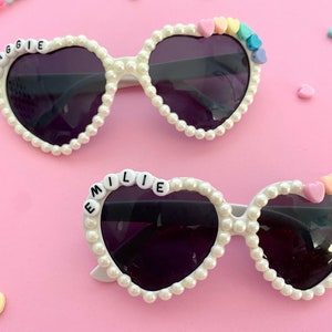 Kids and adults personalized beaded sunglasses