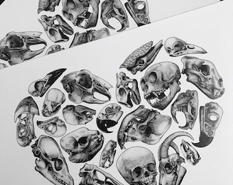 Skull Love Black