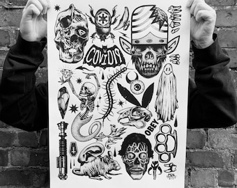 Life & Demise 5 Screen print