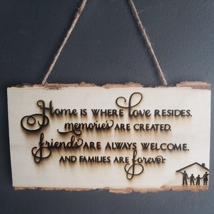 Wood Plaque, Laser Engraved Plaque, Wood Sign, Laser Engraved Decor, Home Decor, Plaque, Wood Decor, Custom Wood Plaque, Wall Hanging Plaque