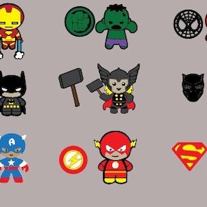 Baby Superheroes SVG File: DIY Party Decor, Cricut Ready