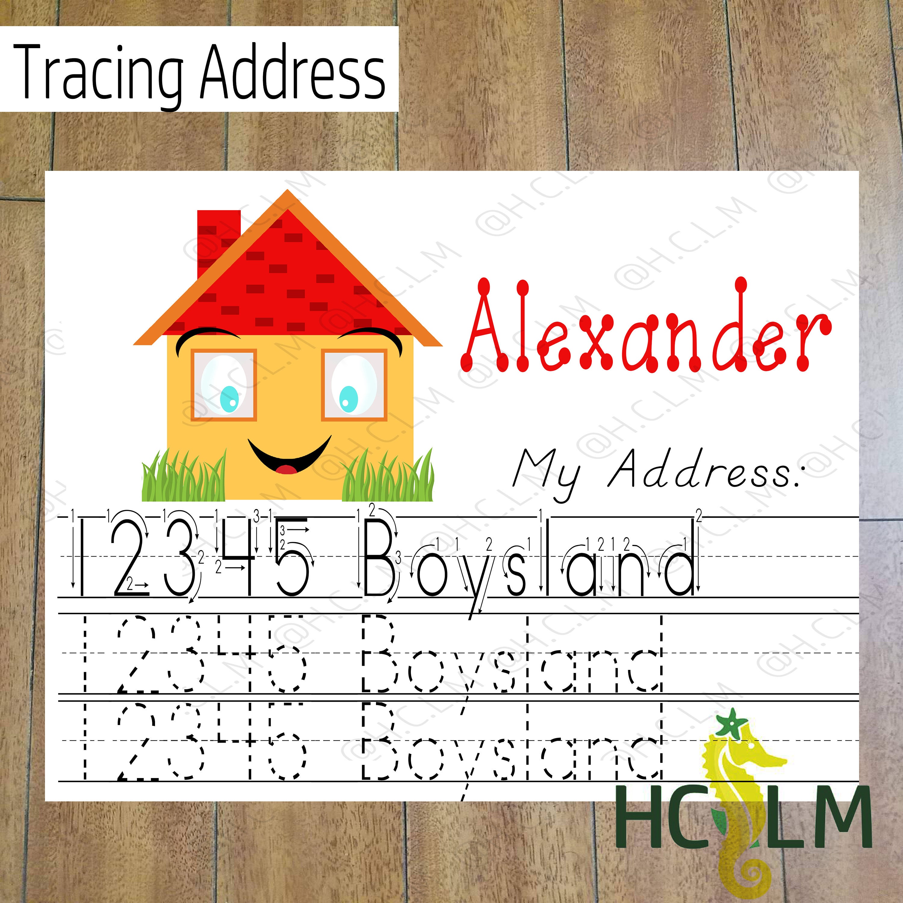 kids-address-tracing-worksheet-learn-your-address-i-know-my-etsy