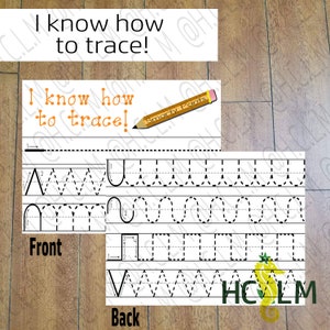 Tracing for Toddlers, Tracing Sheet, Learn to Trace, Teacher resource, I can Trace, Line Tracing, Follow and Trace