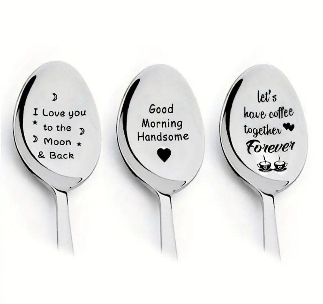 Laser Engraved Spoons, Table Spoons, Quoted Spoons, Laser Engraved