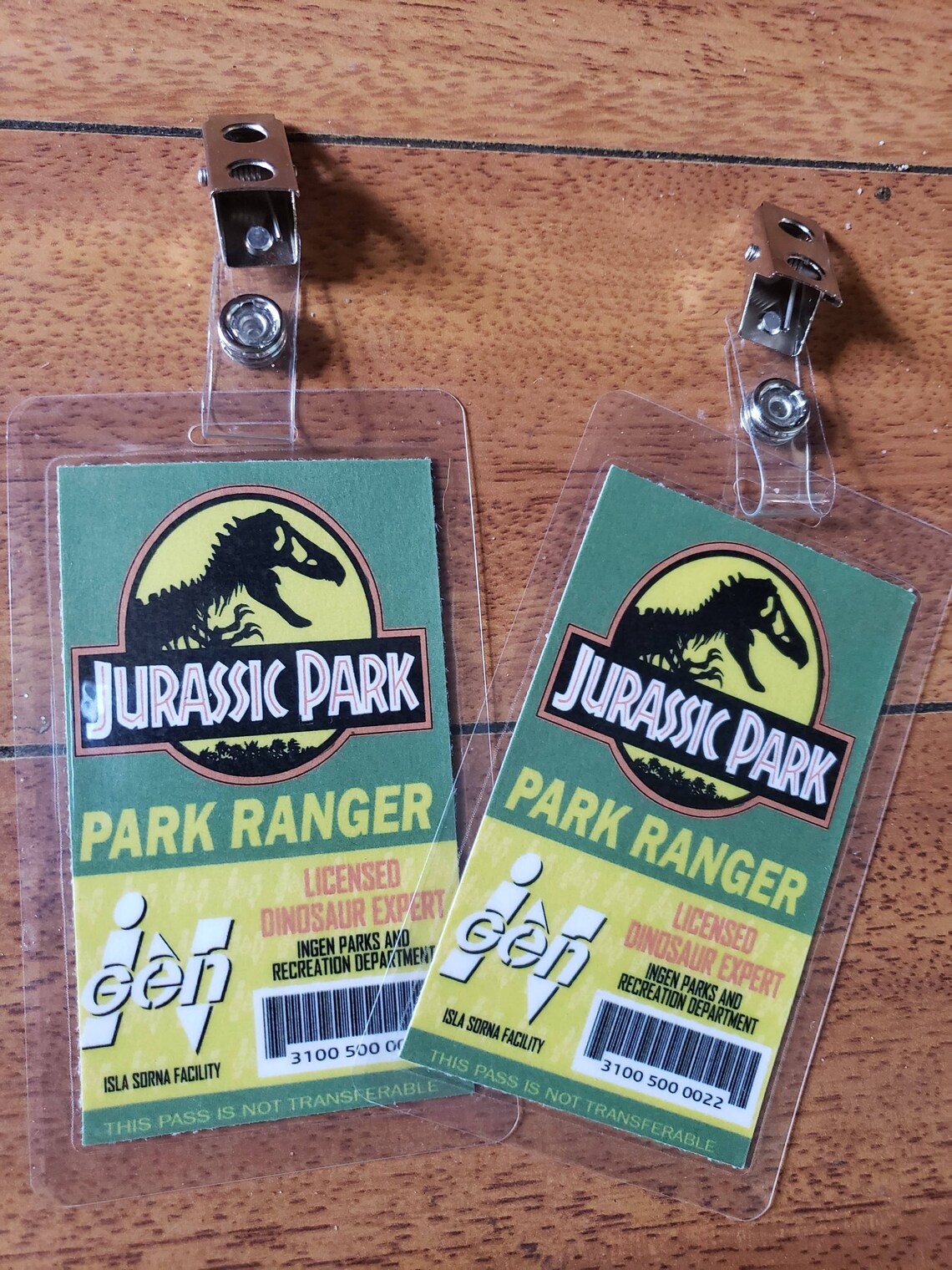 Jurassic Park Jurassic World Badges Visitors Badges VIP | Etsy
