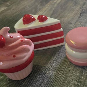 Jewelry Dish, Cute Trinket Boxes, Cupcake Trinket Box, Macaron Trinket Box, Cake Trinket Box, Ceramic Trinket Box, Jewelry Trinket, Gifts