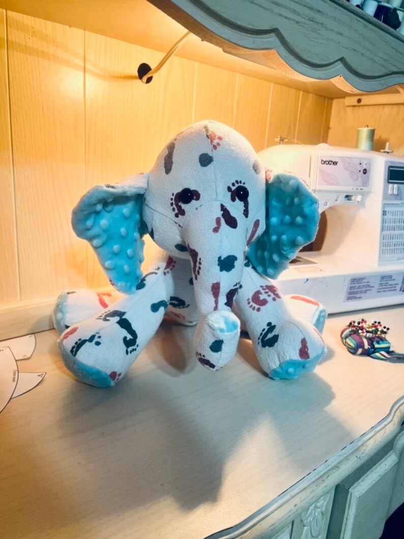 Receiving Blanket Stuffed Animal Keepsake Elephant Bear Etsy