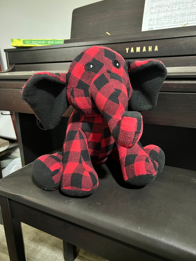 Receiving Blanket Stuffed Animal Keepsake Elephant Bear Etsy