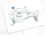 80534 - safe, artist:nieniechu, beluga whale, cetacean, mammal