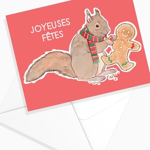 Squirrel Greeting Card | Holidays | Christmas Card | Christmas stationery | Christmas Greeting Card | Marie-Eve Arpin