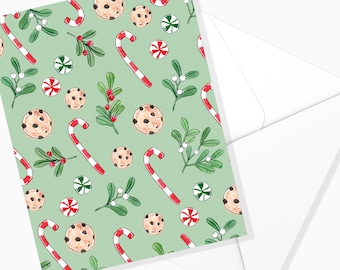 Cannes and Biscuits Greeting Card | Holiday Season | Christmas Card | Christmas Stationery | Christmas Greeting Card | Marie-Eve Arpin