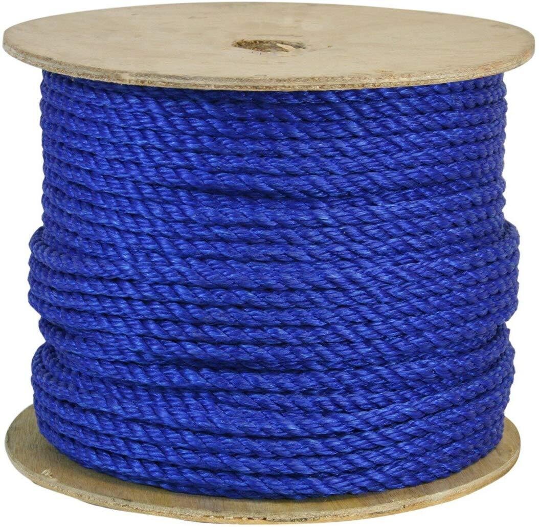 Blue Rope 1 Inch CWC 301215 1/2 Inch Poly Pro Blue Rope 600 Feet Long - Etsy