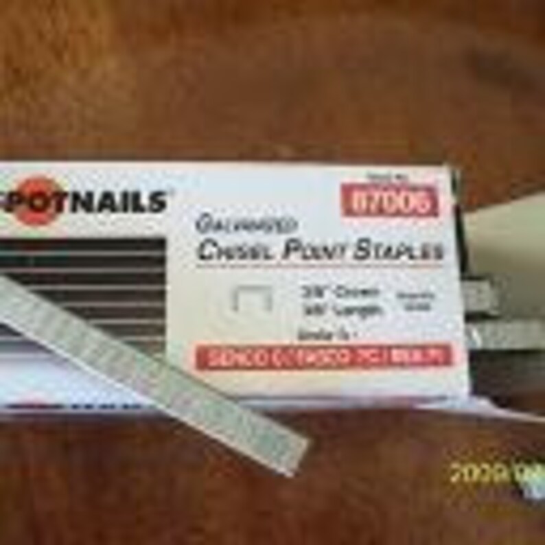 C06 Stainless Steel Upholstery Fine Wire Staple 22 Gauge Etsy