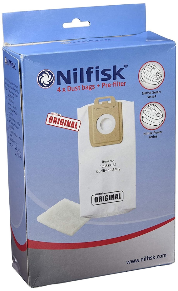 Nilfisk Aspirador Bolsa de Aspiradora Número de pieza original 107407639  [107407639]