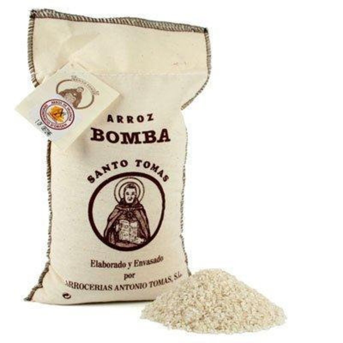 Santo Tomas Bomba Rice D.o. in Textile Bag 2 Kg. by Hot - Etsy
