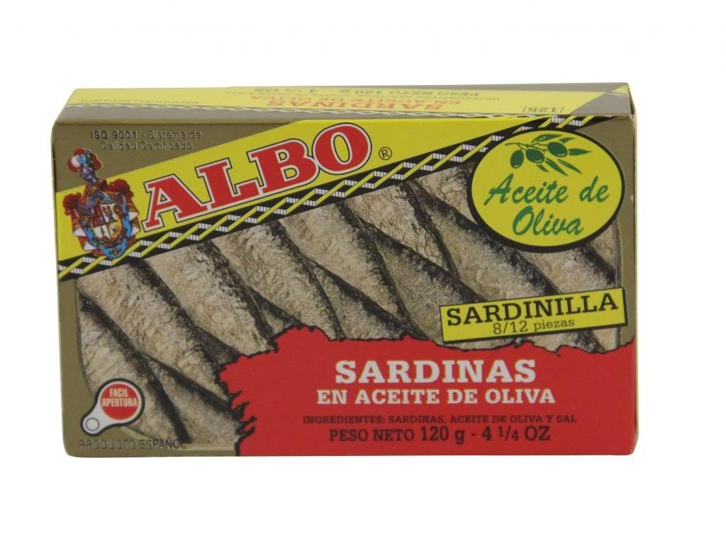 Serpis Aceitunas rellenas de anchoas, 12.35 onzas (paquete de 6)