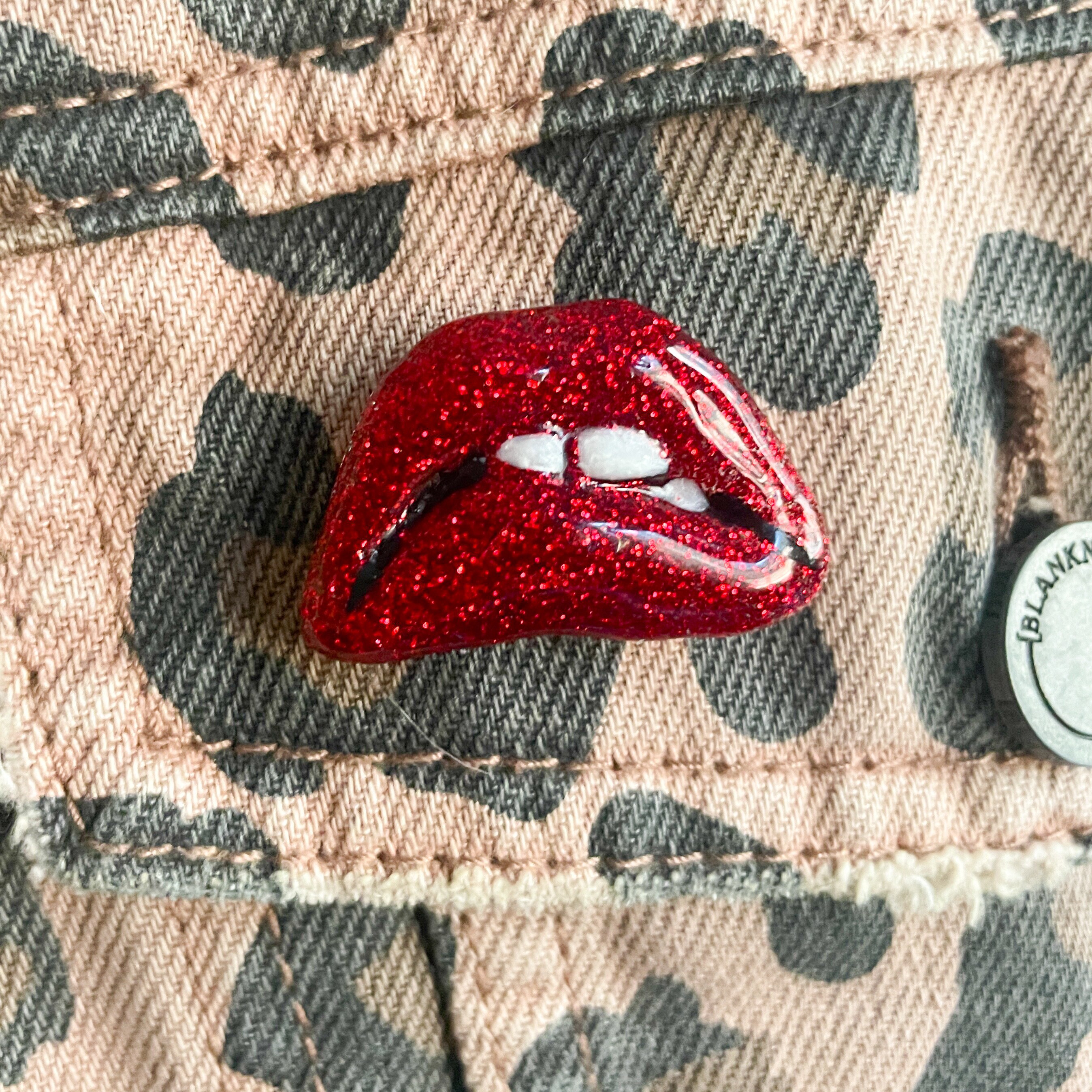 Rocky Horror Picture Show Lips Pin Rhps Red Lips Brooch - Etsy