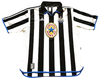 Vintage Adidas Newcastle Home Shirt 1999 -00 Adidas (good) Adults XXL