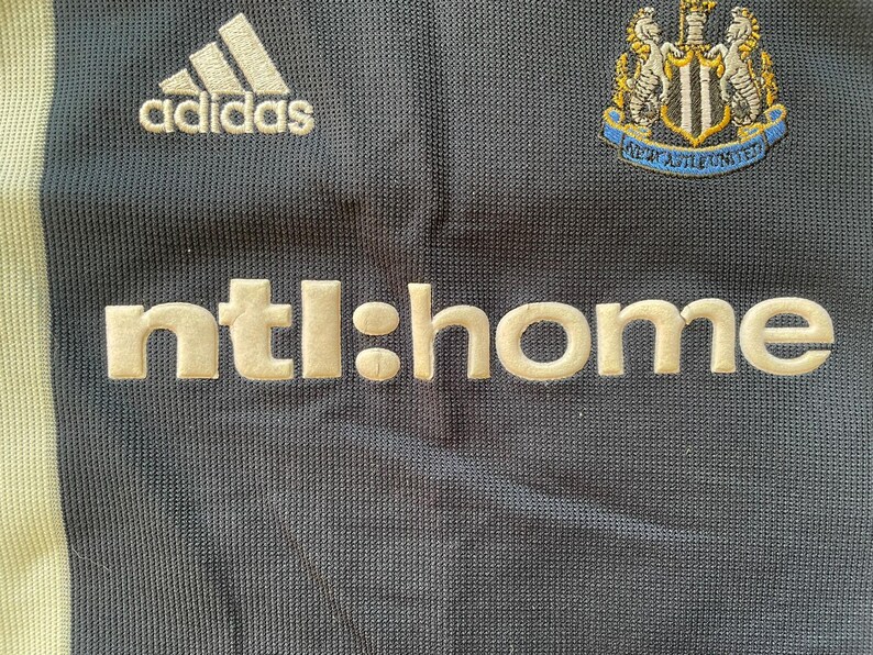 Original Newcastle Adidas bortatröja 2002-03 (rättvis) Stor pojkar 152 bild 5