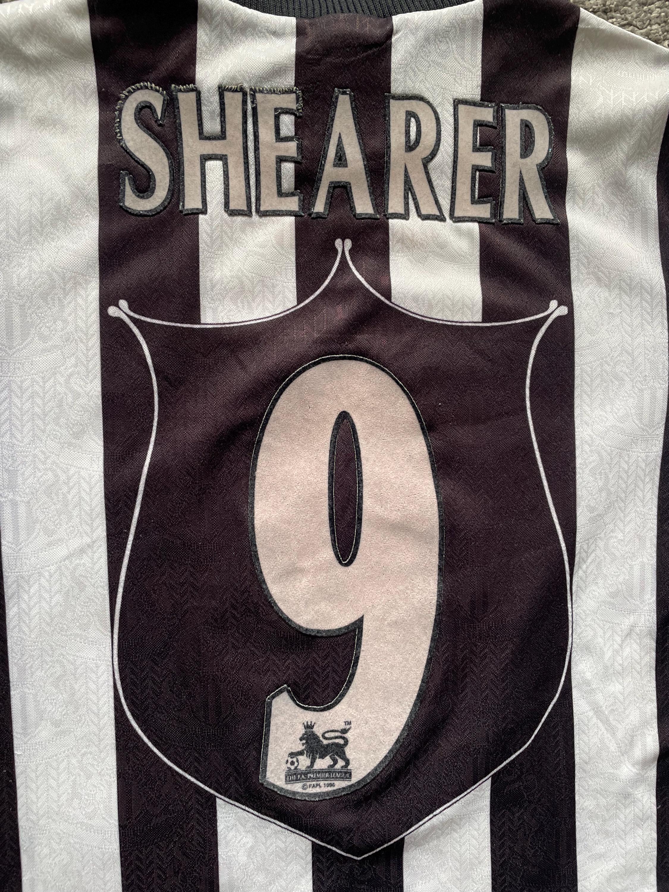【新品】Newcastle United SHEARER 9 シャツ SHEARER 9 Newcastle United Shirt - Large - 1997/1998 - Home