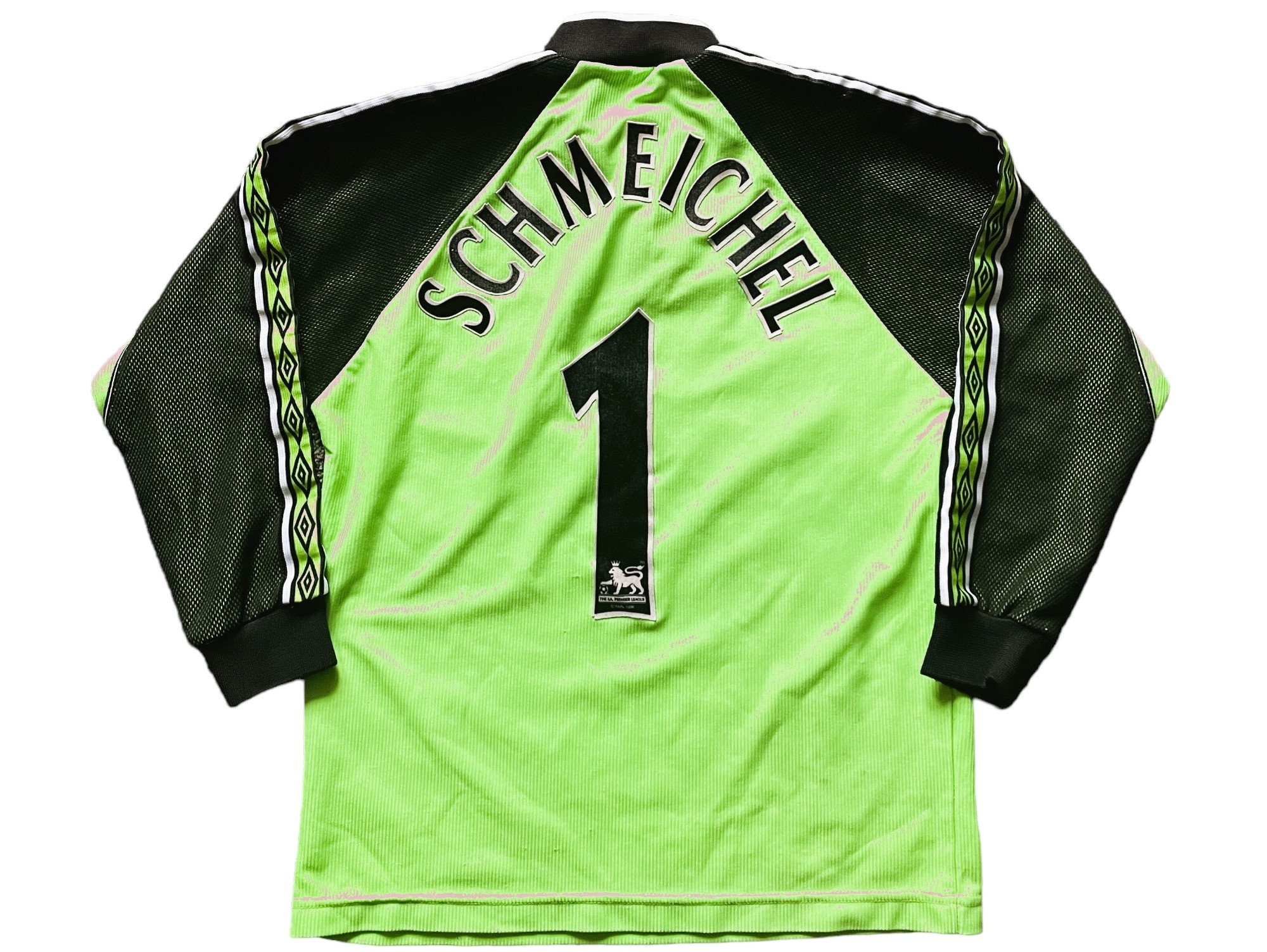 Man United Goalkeeper Kit 1998/99 SCHMEICHEL (very Good) Adults