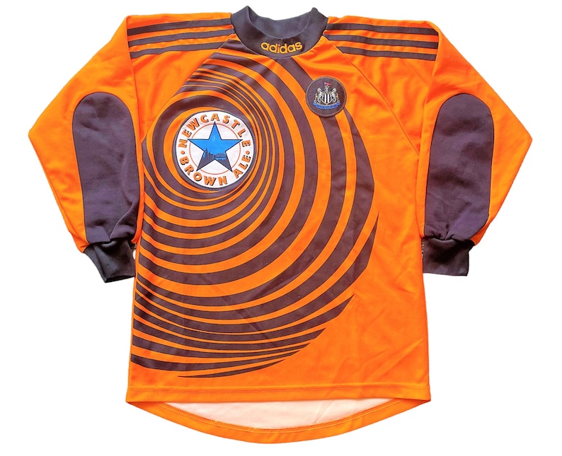 Vintage Adidas Newcastle Goalkeeper Shirt 1997-98 (very good) Adults XS/Large Boys 152 image 1