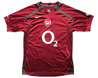 Camiseta de entrenamiento Nike del Arsenal 2005-06 (buena) Niños 140-152 10-12 años