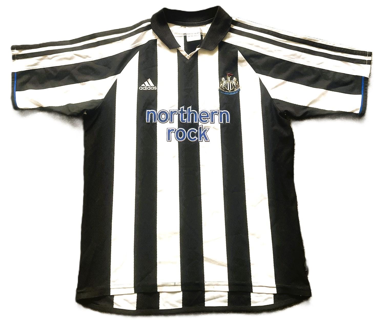 激レアNewcastle United シャツ northern rock 白黒 Northern Rock Newcastle United - Etsy