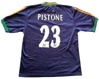 Vintage Adidas Newcastle Away Shirt 1997-98 Pistone 23 (good) Medium