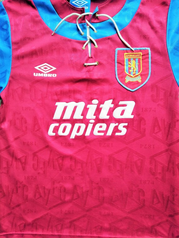 Aston Villa Shirts Various Years Sizes Please See Item Etsy
