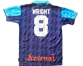 Arsenal Away Shirt 1994 -95 Wright 8 (very good) Adults XS / Youths see below